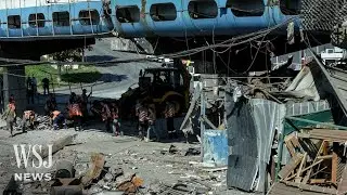 Missiles Hit Dnipro on Ukraine&rsquo;s Independence Day | WSJ NEWS