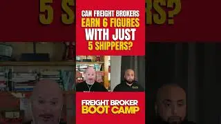 How Much Money Do Freight Brokers Make with Just 5 Shippers? 🤔 🤯 💰 #shorts