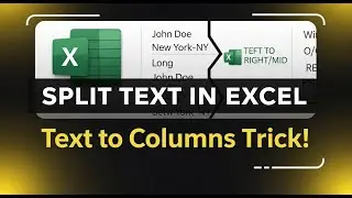 How to Split Text in MS Excel