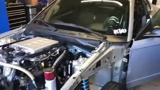 LS9 Swapped Mustang First Start Up