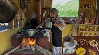 POUCA GENTE VIVE UM DOMINGO ASSIM HOJE… ALMOÇO NA ROÇA COM FOGÃO A LENHA, COSTELINHA E PÃO CASEIRO