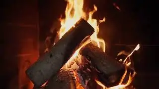 1 Hour Long Fireplace Video with AI Instrumental Music (Perfect for Restaurants) NO ADS