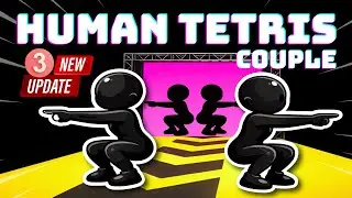 Human Tetris Couple &ndash; HILARIOUS 2 Player Challenge (Update #3)
