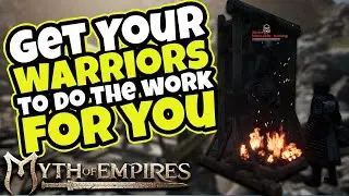 HOW TO Set Up NPC Crafters and Workers!: Myth of Empires Survival RPG