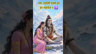 नमः पार्वती पतये हर हर महादेव ॥ 🕉️ #harharmahadev #mahadev #jaimahakal #shivshakti #shivparvati