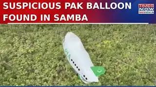 Aircraft Shape Balloon Found In Samba In Pak Colours, Features Logo Of Pak Airlines |Breaking News