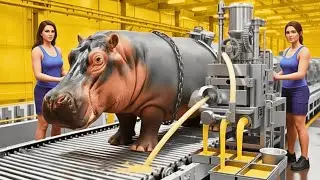 Inside United States Hippo Cheese Factory : How Milk Becomes Million-Dollar Products (Full Process)