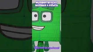 #number4 #numberblocks #pi&ntilde;ata #diy #comohacer #diycrafts #diyprojects #lourdestinydiy #pasoapaso