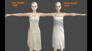 Fiona test model(T00) - Haunting Ground PS2