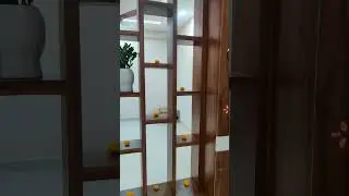 Hall Partition and Pooja Mandir @vinayakainteriors 9542255612