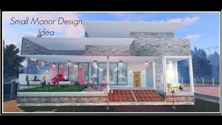 LIFEAFTER- SMALL SINGLE MANOR MODERN DESIGN + BLUEPRINT (Design #8)
