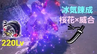 傀異討究Lv220渾沌ゴア 非火事場 冰気威合太刀 Chaotic Gore Magara LS