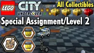 Lego City Undercover Level 2 [AIP] (Trouble In Stir) All Collectibles 100% Guide (Remastered)