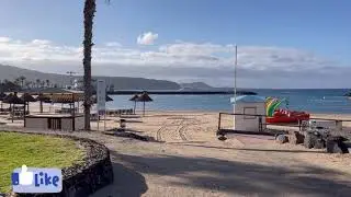 Caminando a la playa de las vistas 🏝pasan por la playa del camisón Tenerife 👍🏼