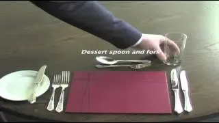 Formal Table Setting and Napkin Folding