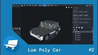 [Blockbench Timelapse] Making a Low Poly Car