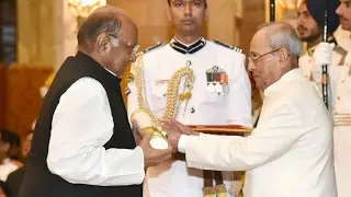 Sharad Pawar awarded by Padmavibhushan 2017