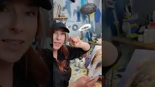 Part 4 of my steps and tips for paintingva pet portrait with acrylic! #acrylictutorial #petportrait