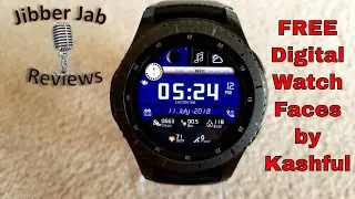 Samsung Gear S3/Gear Sport FREE Watch Faces from Kashful! - Jibber Jab Reviews!