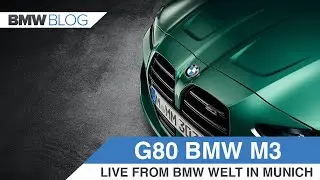 2021 BMW M3 Competition (G80) live from BMW Welt