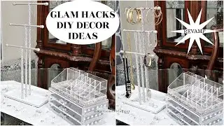 DIY JEWELRY & MAKEUP ORGANIZER | AMAZON DIY HACK | ROOM DECOR IDEAS