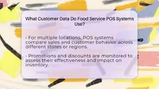 What Customer Data Do Food Service POS Systems Use? - Food Service Jobs
