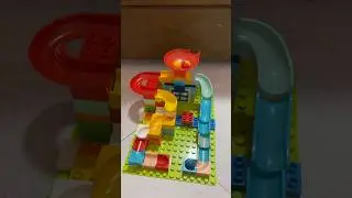 Satisfying Marble Run ASMR ✨02082 🟡🔴🔵 #marblerun #asmr #BratenelaBrats