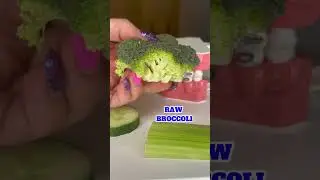 VEGETABLES YOU CAN'T EAT WITH BRACES ON 👀 ORTHODONTIST REACTS CRUNCHY FOOD ASMR
