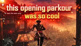 This opening parkour was so cool
