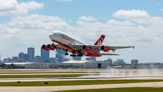 Beautiful Touchdown At Philadelphia International Airport