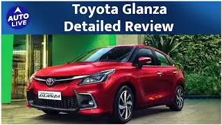 Toyota Glanza 2023- Walkaround with On Road Price, New Interiors | Glanza Top Model 2023 | Auto Live
