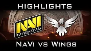 Na'Vi vs Wings , TI6, Игра 2, Day 3, The international 6, Русские комментаторы