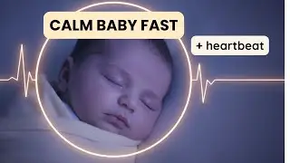 Calm Your Baby After Crying Fast | Heartbeat & Breathing Lullaby 432Hz (2 Hours)