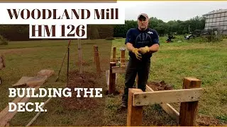 Woodland Mills HM126  Platform Build./ Getting Ready To Set Up The Sawmill