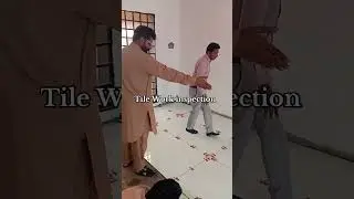 Tile work inspection