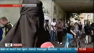 Demonstration mod Burka Forbud