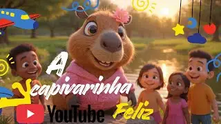 Capivarinha Feliz 🌸🦫 | M&uacute;sica Infantil Relaxante para Dormir | Boa Noite Crian&ccedil;as