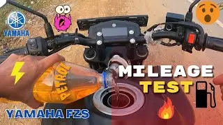 The Mileage Queen of 150cc bikes | Yamaha FZS Mileage test | Mileage of Yamaha FZS on Highway
