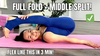 Lying Forward Fold to Middle Split &ndash; Stretch Deeper in Just 3 Minutes!