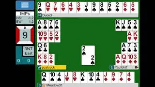 Commentary analysis of online Bridge Game ~ 3NT