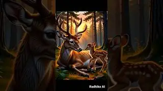 Deer planted an orange tree as symbol of her dead mother #ai #shortsfeed #trending #radhikaai