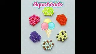 NEU: Aquabeads Starter Set im Koffer Bastelspa&szlig; unterwegs Eis Essen Alternative zur B&uuml;gelperle ab 4