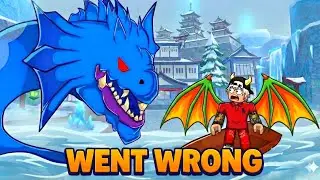 I Tried Unlocking Draco V4 by Freezing Hydra&hellip; BIG MISTAKE (blox fruits)