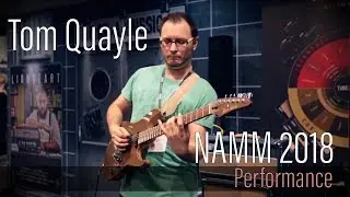 Tom Quayle at the Laney Booth - NAMM 2018