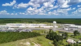 Aerial video shows ICE processing center in Georgia