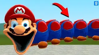 I FOUND NEW ROBLOX HUNGRY MARIO WORM In Gmod! 