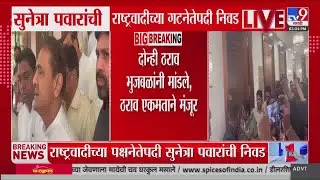 Sunetra Pawar Oath Ceremony | दोन्ही ठराव Chhagan Bhujbal यांनी मांडले, ठराव एकमताने मंजूर