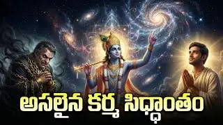 అసలైన కర్మ సిద్ధాంతం ఇదే! 🕉️ | Karma is Not Punishment | Telugu Life Lessons