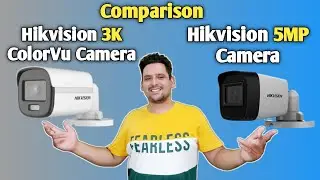 Comparison between Hikvision colorvu 3K cctv Camera with Hikvision 5MP Camera with IDS AcuSense Dvr