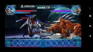 robot puncturing dragon